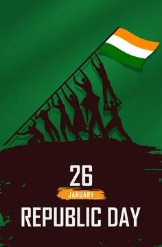 India republic day Stock Illustration