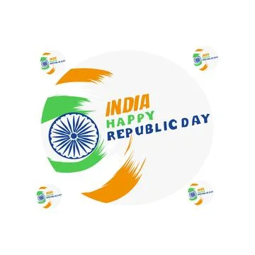 India republic day Stock Illustration