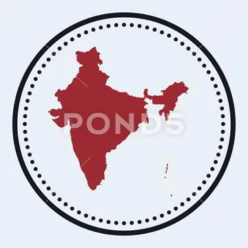 India Flag Map Icon Concept National Stock Vector (Royalty Free) 1453151906  | Shutterstock