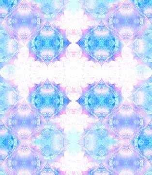 India Seamless Pattern. raster graphics in hindi style. Stock Illustration