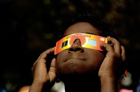 India Solar Eclipse - Jan 2010 Stock Photos