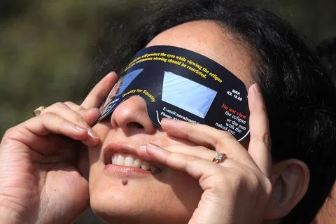 India Solar Eclipse - Jan 2010 Stock Photos