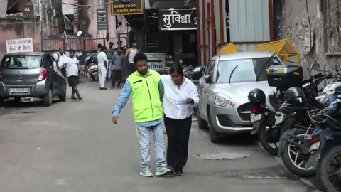 India stages first mega disaster drill across Delhi, National Capital Region, IN Stock Footage 314111789
