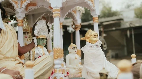 India. Statues of The Gods. Stock-Footage 107390040