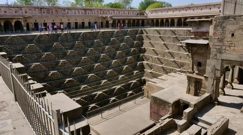 India stepwell 2 Stock Photos
