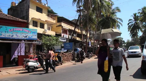 India street view Stock Footage 37348585