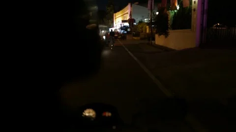 India Streets at night Video stock 101667781