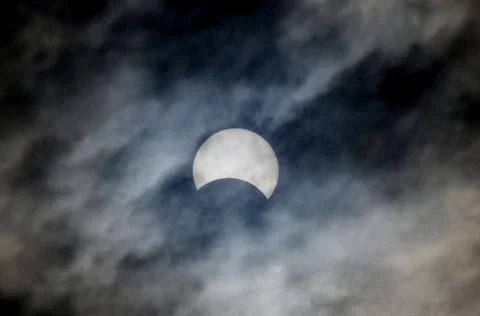 India Total Solar Eclipse - Jul 2009 Foto stock
