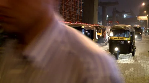 India traffic Stock Footage 44495438