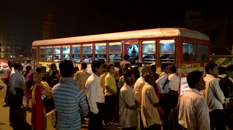 India traffic Stock Footage 44495788