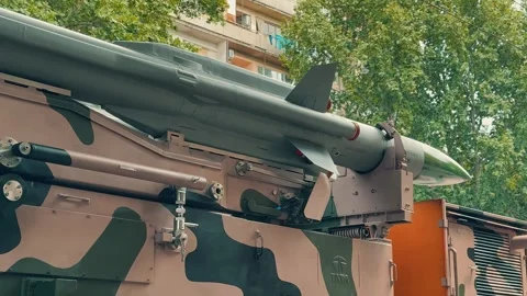 Indian Akash SAM Systems 7 Stock Footage 336288628