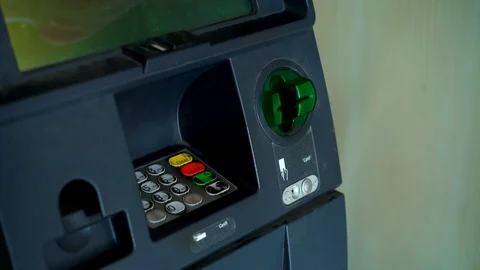 Indian ATM queue Video stock 115084437