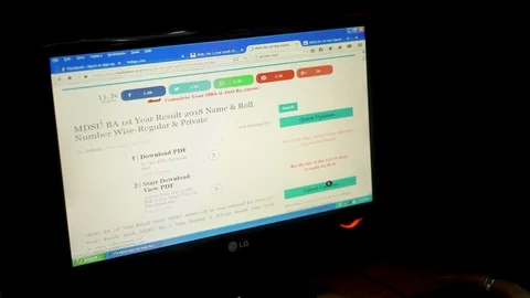 Indian ATM queue Video stock 115084755