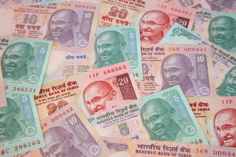Indian banknotes 스톡 사진