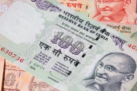 Indian banknotes Stock Photos