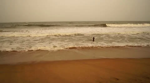 Indian Beach Stock Footage 11620980