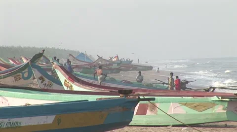 Indian beach Stock Footage 45651771