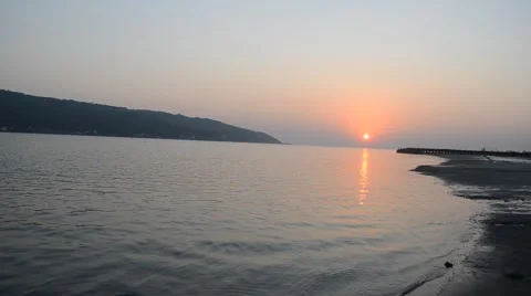 Indian Beaches Sunset Video stock 45378099