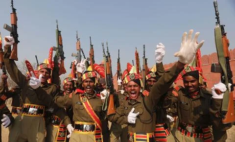 Indian Border Security Force passing out parade in Srinagar, India - 26 Oct 2024 Photos
