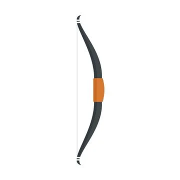 Indian bow icon, flat style 스톡 일러스트