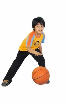 Indian Boy with Ball Stock Photos