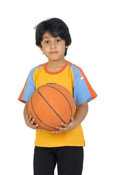 Indian Boy with Ball Stock Photos