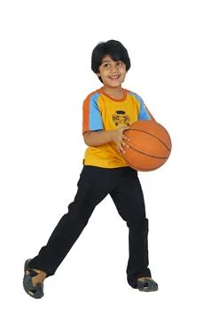 Indian Boy with Ball Stock Photos