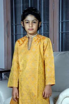 Indian Boy in Home Stock Photos