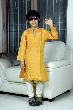 Indian Boy in Home Stock Photos