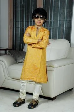 Indian Boy in Home Stock Photos