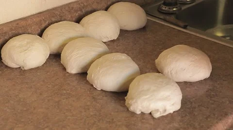 Indian Bread Making - Preparing Dough Stock Footage 40520368