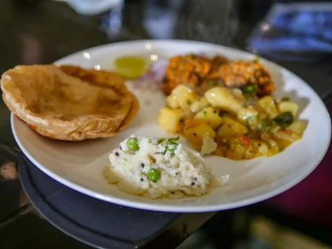 Indian breakfast Foto stock