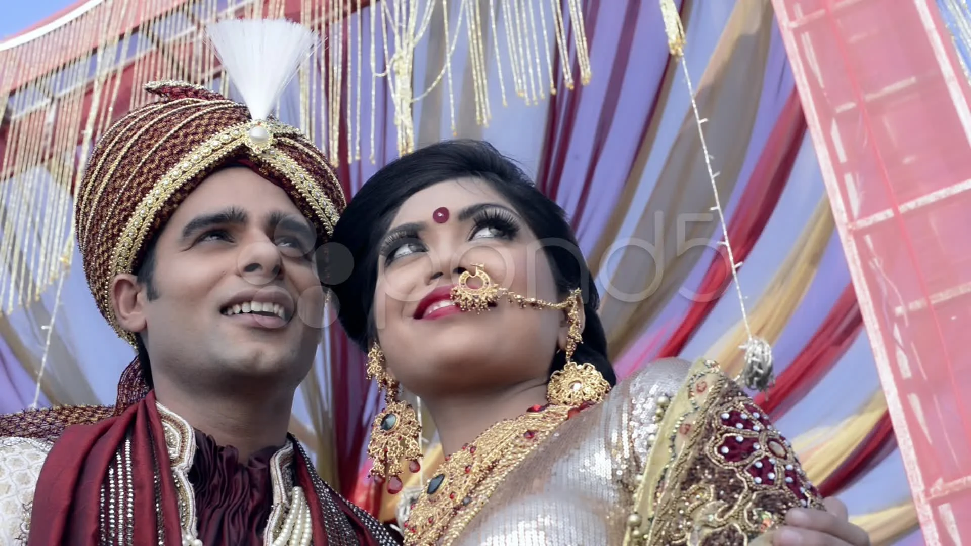 indian bride and groom traditional footage 030095982 prevstill