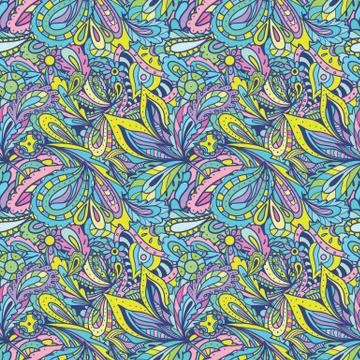 Indian Candy Color Pattern Stock Illustration