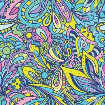 Indian Candy Color Pattern Stock Illustration