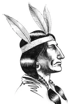 Indian Chief Stock Illustration