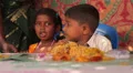 Indian Children Eating Rice HD Footage