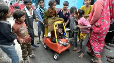 Indian children Stock Footage 21925334