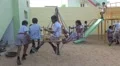 Indian children playing in the playground HD Footage