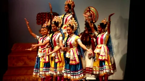 Indian Classical Dance Stock Footage 606735