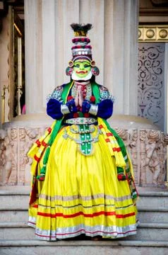 Indian classical folk dance form 写真素材