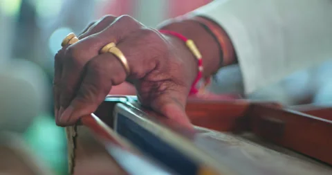 Indian Classical Musical Instruments and Traditional Performance Video stock 321383899