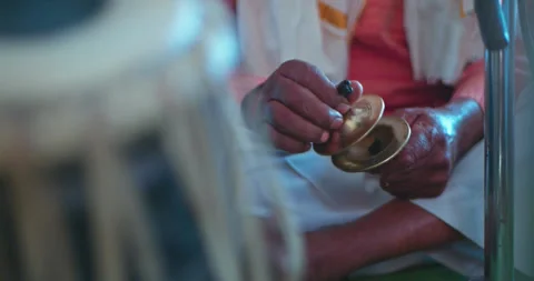 Indian Classical Musical Instruments and Traditional Performance Stock Footage 321383949