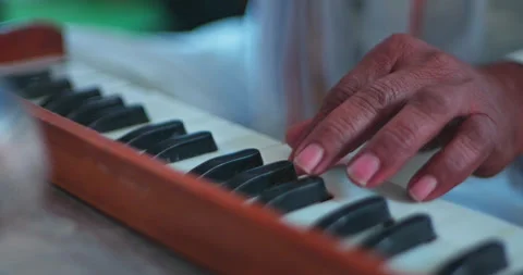 Indian Classical Musical Instruments and Traditional Performance Stock Footage 321383991