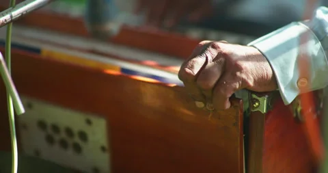 Indian Classical Musical Instruments and Traditional Performance Stock Footage 321384126