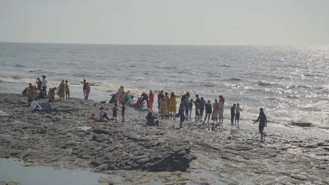 Indian coastline Stock Footage 120921115