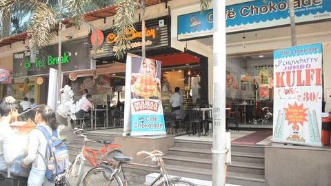 INDIAN COFFEE SHOP Stock Footage 130056255