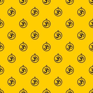 Indian coin pattern vector Stock Illustration