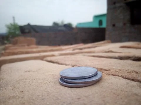 Indian coin Stockfoto's