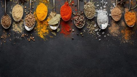 Indian condiments with copy space view Resolution and high quality beautiful Stock Photos